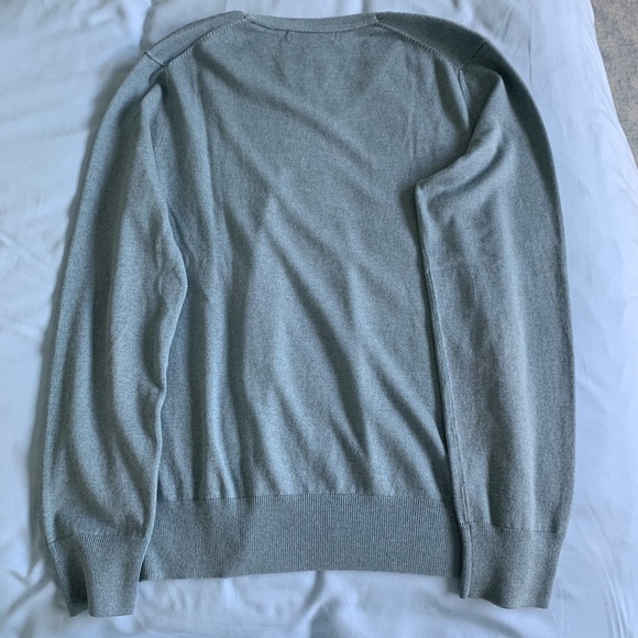 Mens M Banana Republic Baby Blue V Neck Sweater - Picture 4 of 6